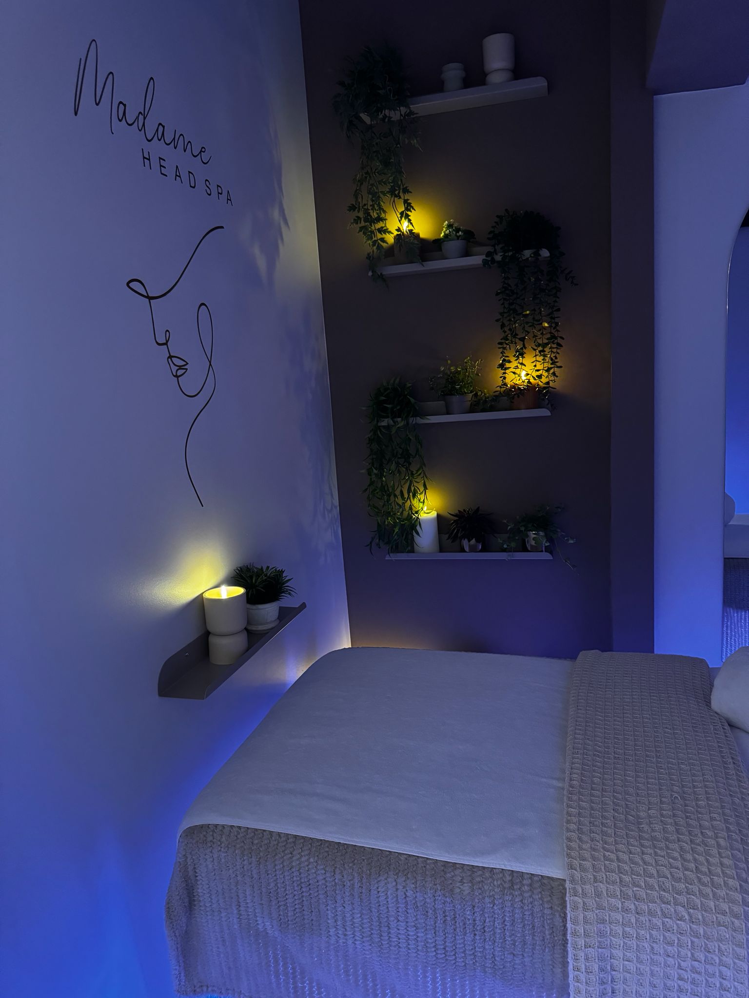 Zdjęcie przedstawia gabinet do zabiegu HEAD SPA