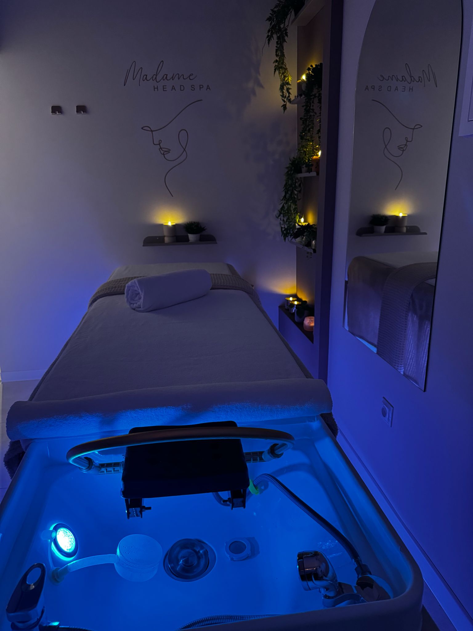 Zdjęcie przedstawia gabinet do zabiegu HEAD SPA